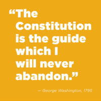 George Wshington's quote on constitution