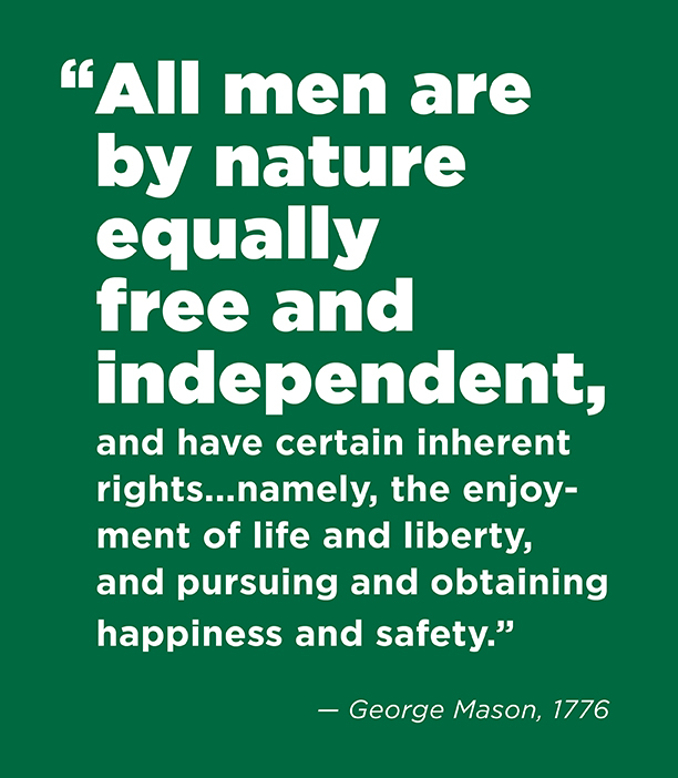 A quote by George Mason about the constitution