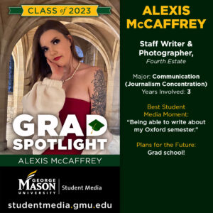 Alexis McCaffrey - Staff Writer and Photographer, Fourth Estate