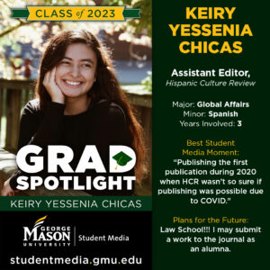 Keiry Yessenia Chicas - Assistant Editor, Hispanic Culture Review