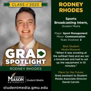 Rodney Rhodes - Sports Broadcasting Intern, Student media