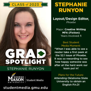 Stephanie Runyon - Layout/Design Editor, Phoebe
