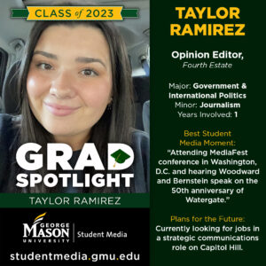 Taylor Ramirez - Opinion editor, Fourth estate