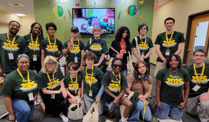 2026 Summer Podcast & Radio Camp group photo.